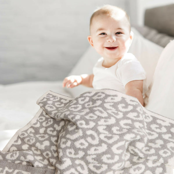 Snuggle Safari Leopard Print Microfiber Blanket for Babies and Children