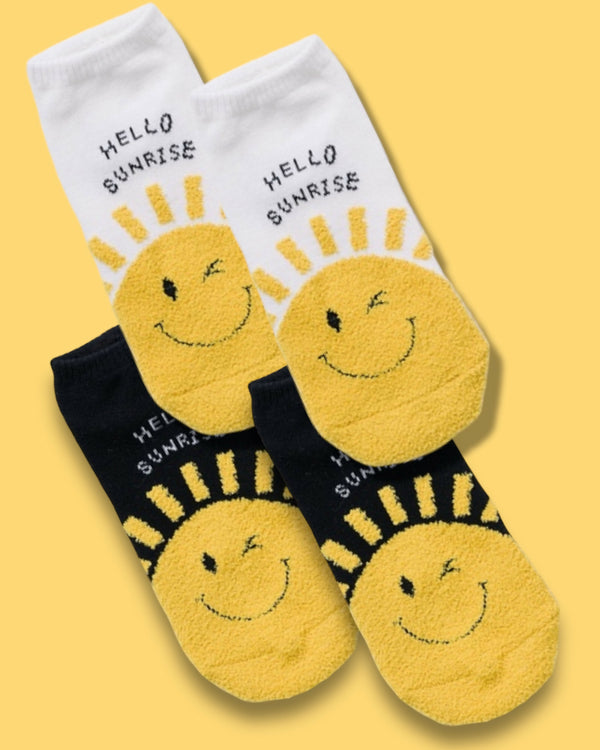 Happy Face Ankle Socks