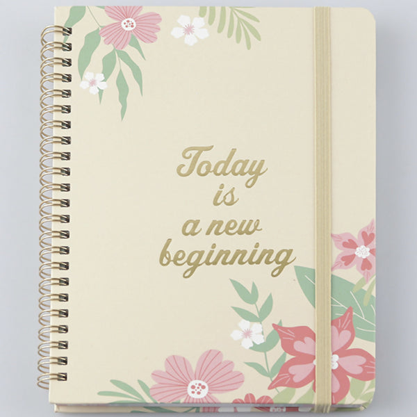 Today is a New Beginning Spiral Planner